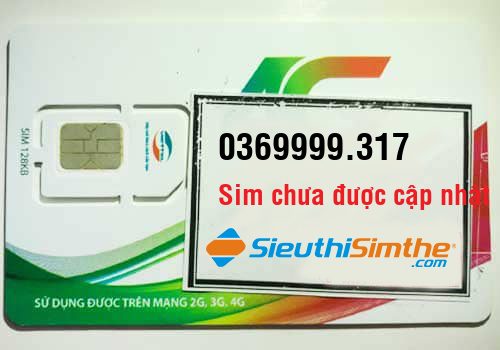 Sim 0369999.317 - Sim Tứ Quý Giữa Viettel
