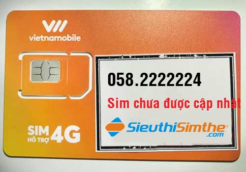 Sim 058.2222224 - Sim Lục Quý giữa Vietnamobile