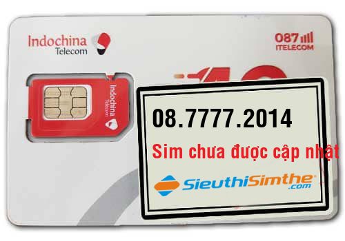 Sim 08.7777.2014 - Sim Tứ Quý Giữa Itelecom