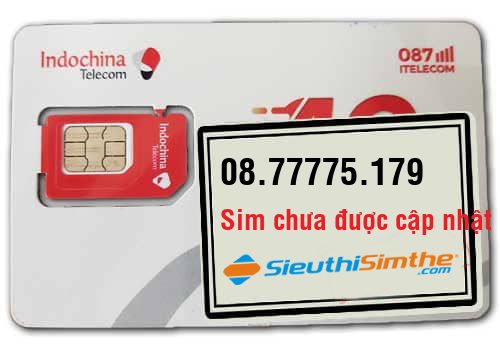 Sim 08.77775.179 - Sim Tứ Quý Giữa Itelecom