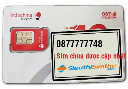 Sim 0877777748 - Sim Lục Quý giữa Itelecom