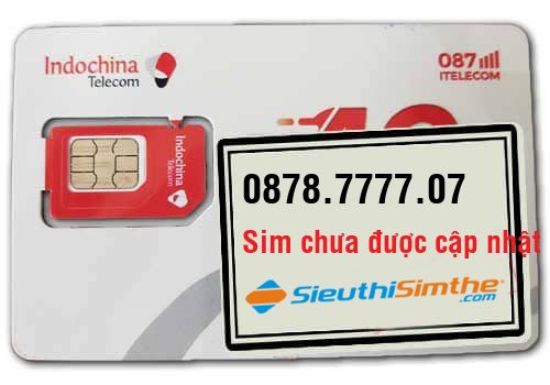 Sim 0878.7777.07 - Sim Tứ Quý Giữa Itelecom
