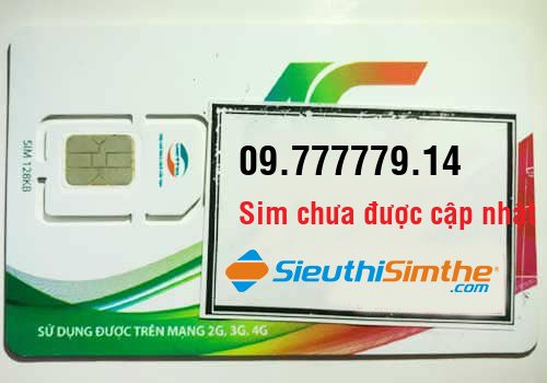Sim 09.777779.14 - Sim Ngũ Quý giữa Viettel