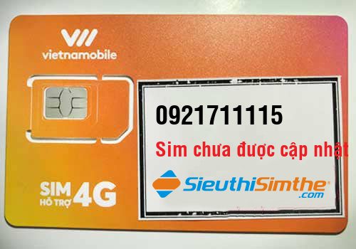 Sim 0921711115 - Sim Tứ Quý Giữa Vietnamobile