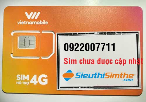 Sim 0922007711 - Sim Số Kép Vietnamobile