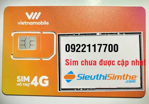 Sim 0922117700 - Sim Số Kép Vietnamobile