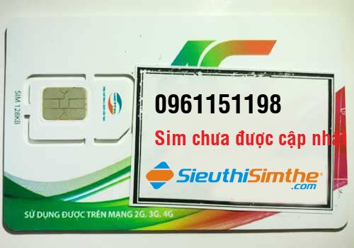 Sim 0961151198 - Sim ngày sinh Viettel