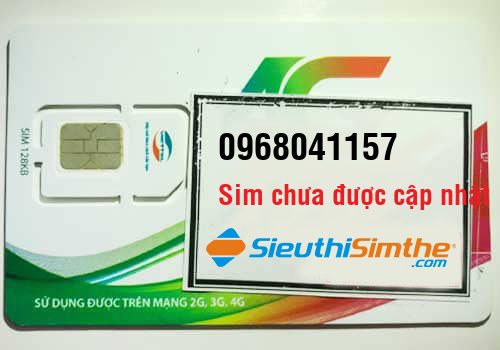 Sim 0968041157 - Sim ngày sinh Viettel