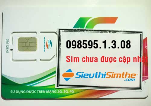 Sim 098595.1.3.08 - Sim Dễ Nhớ Viettel
