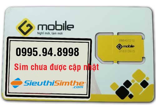 Sim 0995.94.8998 - Sim Gánh Đảo Gmobile