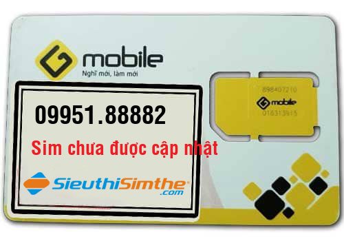 Sim 09951.88882 - Sim Tứ Quý Giữa Gmobile