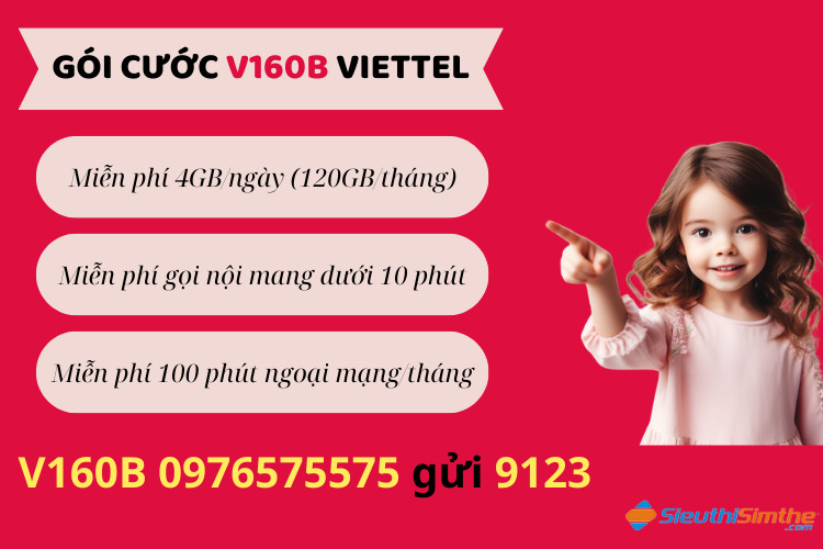 Gói cước V160B Viettel - Giải pháp tiết kiệm cho nhu cầu liên lạc và truy cập Internet