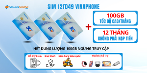 Sim 5G Vinaphone 12TD49: Ưu đãi 100GB/Tháng, Dùng 12 Tháng