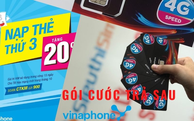 Các Gói Cước 4G, Gọi, Nhắn Tin Trả Sau VinaPhone 2023