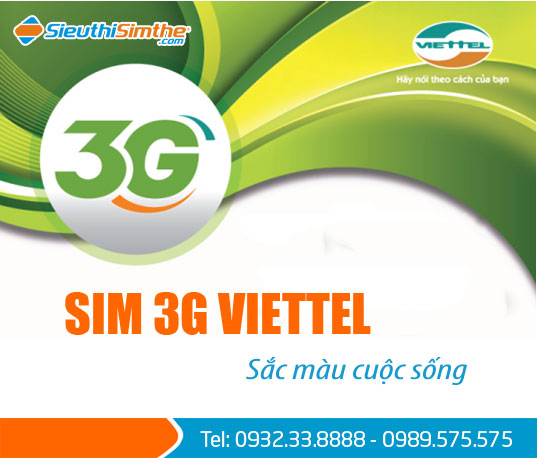 Sim 3G Viettel