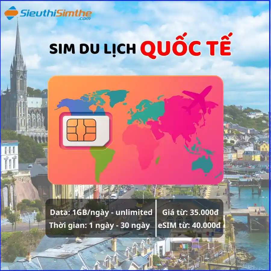 SIM du lịch quốc tế