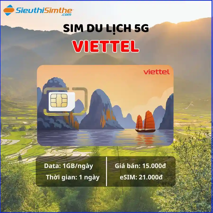 SIM du lịch Viettel