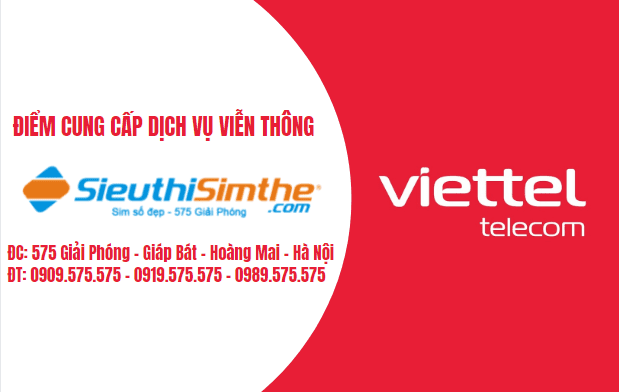 Siêu Thị Sim Thẻ điểm cung cấp dịch vụ viễn thông Viettel